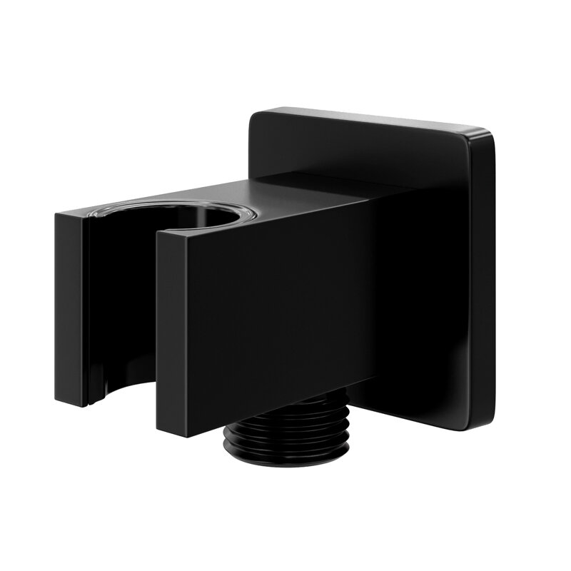 Изображение товара Подключение шланга WasserKRAFT A222 с держателем для лейки черное