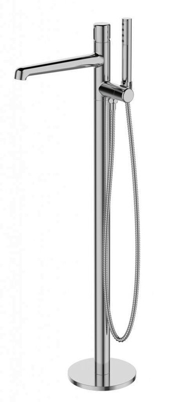 Изображение товара Смеситель для ванны и душа BelBagno Uno UNO-FMT-CRM напольный, хром