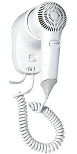 Изображение товара Фен настенный Nofer 1200 Вт, испанское качество, черный или белый цвет