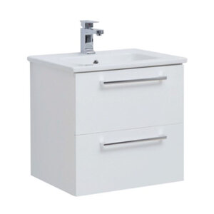 Изображение товара Тумба под раковину Dreja Gio 77.0101W, 60 см, белый глянец