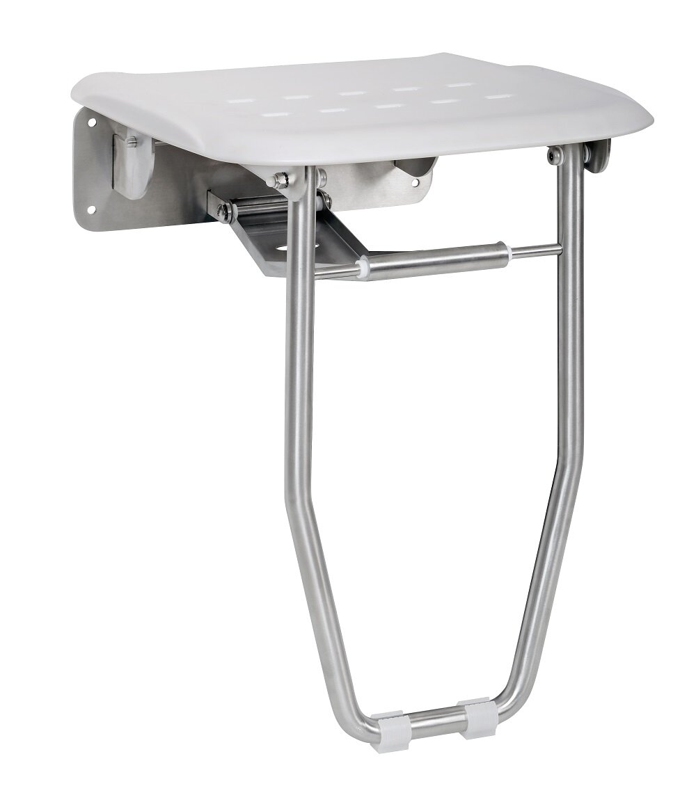 Изображение товара Сиденье для душа Bemeta Hotel 205125035 белое матовое 35x36.5x43.3 см