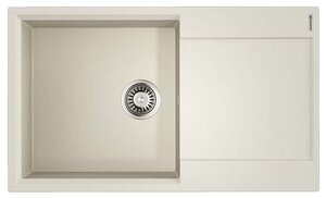 Изображение товара Кухонная мойка Omoikiri Daisen 86-PA из ARTGRANIT, врезная, 860x510 пастила