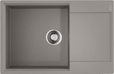 Изображение товара Кухонная мойка Omoikiri Daisen 78-LB-GR из ARTGRANIT серого цвета Изображение товара Кухонная мойка Omoikiri Daisen 78-LB-GR из ARTGRANIT серого цвета
