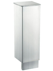 Изображение товара Дозатор для мыла Nofer прямоугольный 300 мл., матовая поверхность, 03025.S