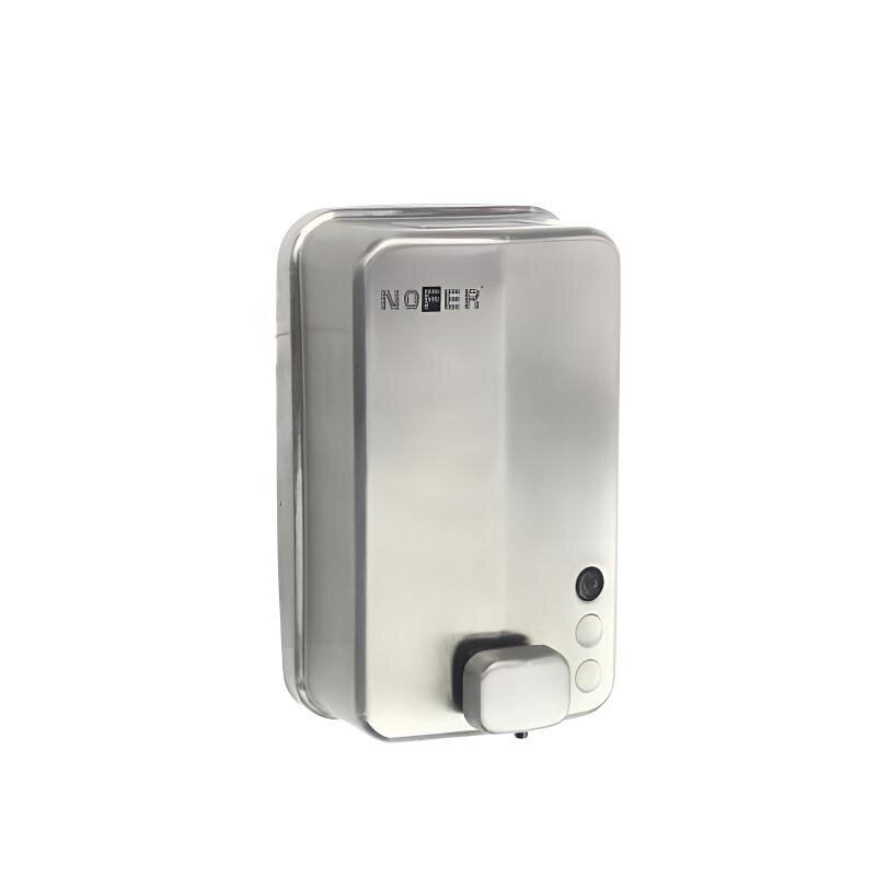 Изображение товара Встраиваемый диспенсер для мыла Nofer Inoxevo 1200 мл с антивандальным корпусом
