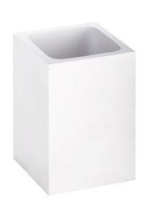 Изображение товара Держатель зубных щеток Bemeta Gamma 145711314, 7.5 x 7.5 x 11.5 см отдельностоящий, белый матовый