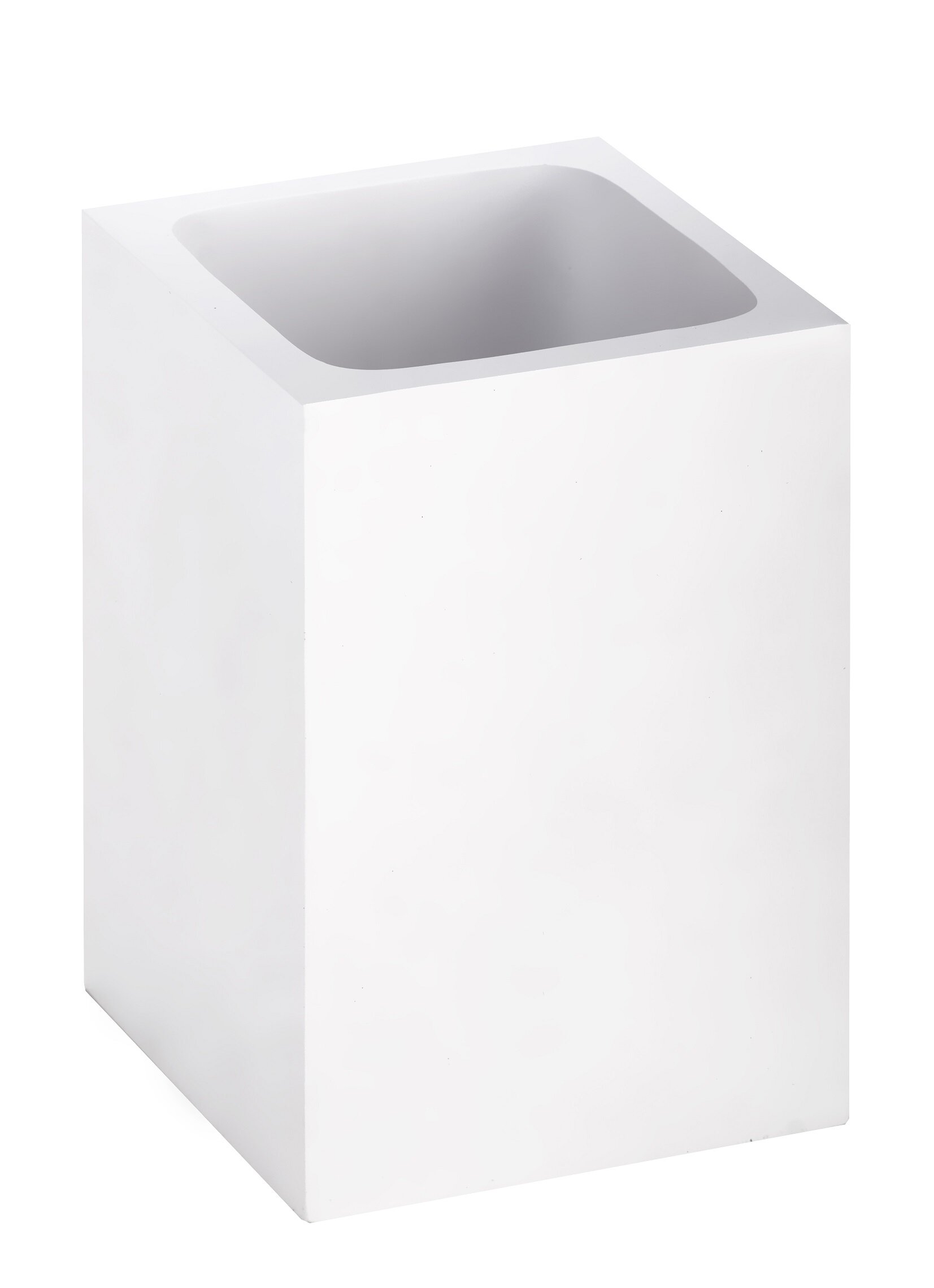 Изображение товара Держатель зубных щеток Bemeta Gamma 145711314 отдельностоящий квадратный белый матовый