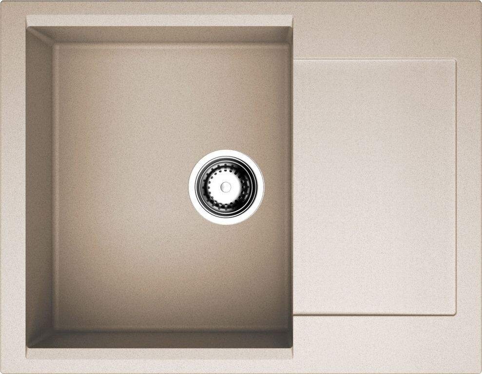Изображение товара Кухонная мойка Omoikiri Daisen 65-SA из Artgranit бежевый врезная