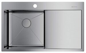 Изображение товара Кухонная мойка Omoikiri Akisame 86-IN-L/R, нержавеющая сталь