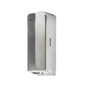 Изображение товара Диспенсер для мыла Nofer 03039.S 9 см, автоматический 1000 мл, нержавеющая сталь матовая 