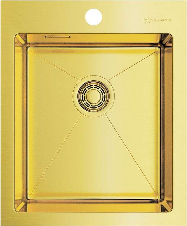 Изображение товара Кухонная мойка Omoikiri Akisame 41-LG светлое золото из нержавеющей стали 410х510 мм