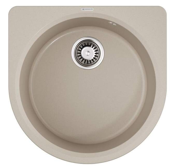 Изображение товара Кухонная мойка Omoikiri Akegata 51-SA из Artgranit бежевый Россия Изображение товара Кухонная мойка Omoikiri Akegata 51-SA из Artgranit бежевый Россия