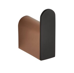 Изображение товара Крючок Bemeta Galla 108106020, латунь, черный матовый с розовым золотом, настенный