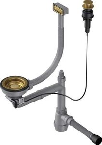 Изображение товара Арматура для одночашевых кухонных моек Omoikiri WK-1-AB-A античная латунь