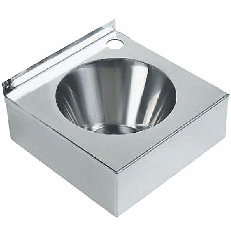 Изображение товара Раковина Nofer антивандальная 13038 из нержавеющей стали для общественных помещений