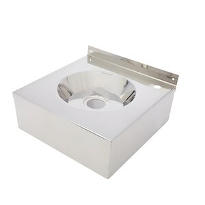 Изображение товара Раковина Nofer 09016.B 30 см, антивандальная, нержавеющая сталь глянцевая