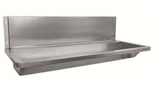 Изображение товара Раковина Nofer коллективная 1200 мм из нержавеющей стали для общественных мест