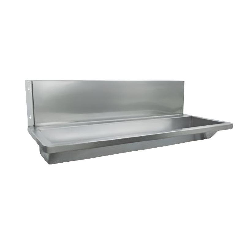Изображение товара Раковина Nofer 13050.12.S 120 см, коллективная, нержавеющая сталь матовая Изображение товара Раковина Nofer 13050.12.S 120 см, коллективная, нержавеющая сталь матовая