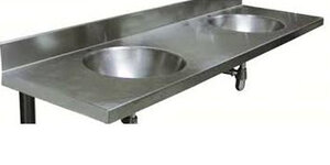 Изображение товара Раковина Nofer коллективная 1200 мм с матовой поверхностью