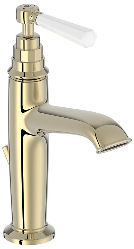 Изображение товара Смеситель Jacob Delafon Cleo 1889 E24307-BGG для раковины, ретро стиль, золотой