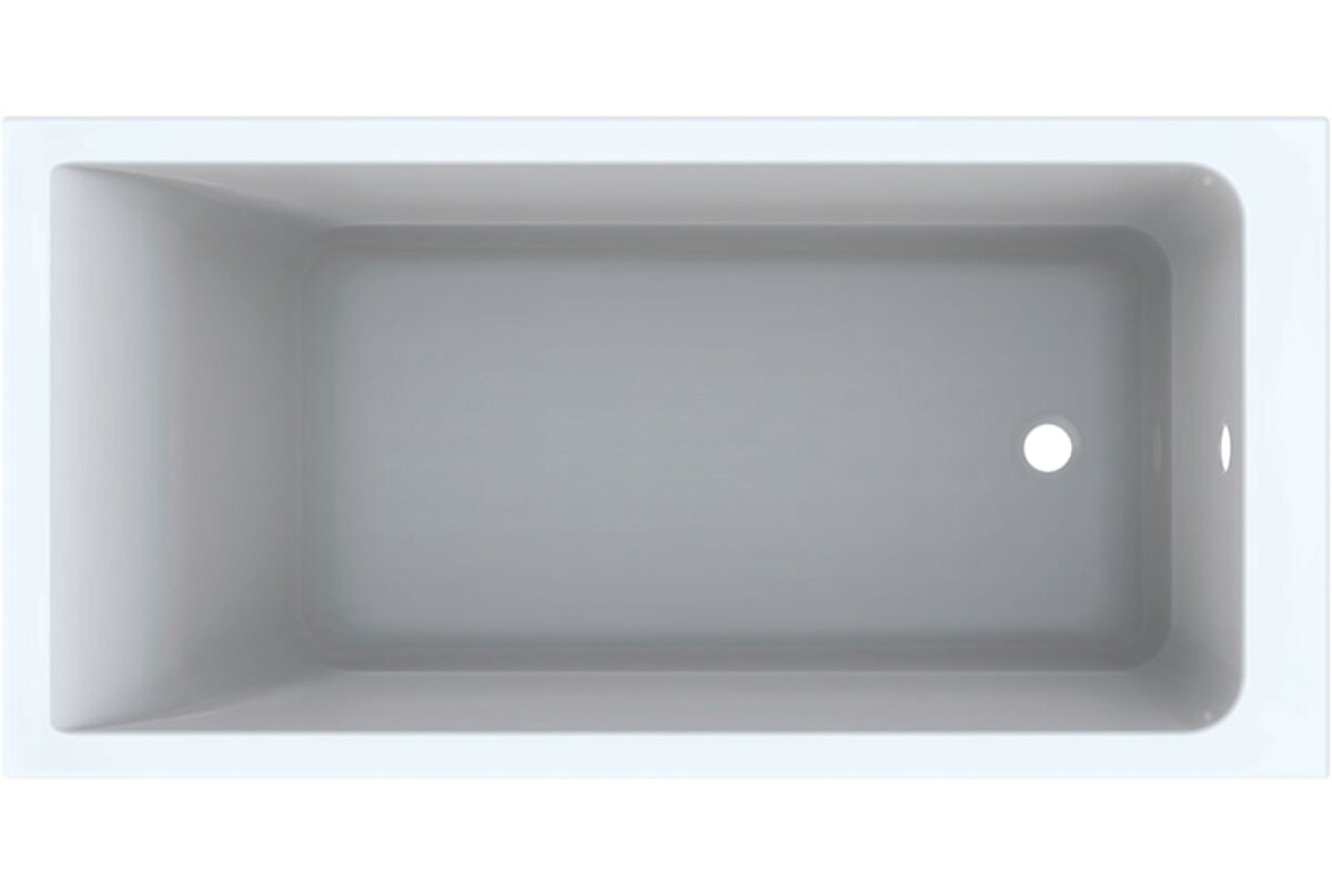 Изображение товара Акриловая ванна Geberit Renova Plan 140x70 см белая встраиваемая