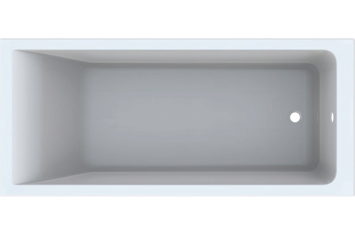 Изображение товара Ванна акриловая Geberit Renova Plan 180х80 см белая прямоугольная