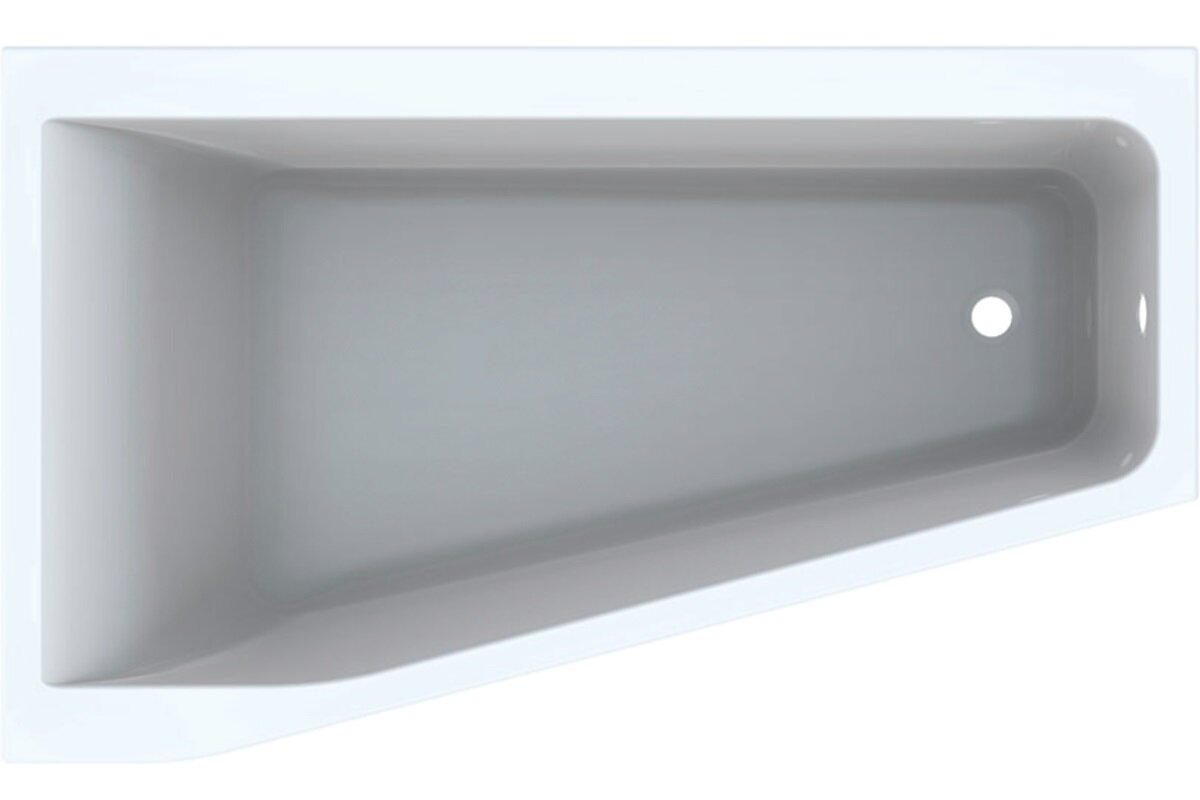 Изображение товара Geberit Renova Plan R/L - угловая акриловая ванна 170x105 см, белая