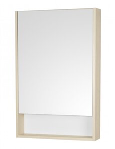 Изображение товара Зеркальный шкаф Акватон Сканди 55 см, 1A252102SDB20, подвесной, белый/дуб верона