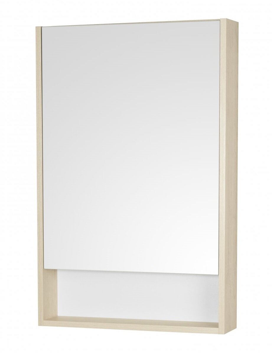 Изображение товара Зеркальный шкаф Aquaton Сканди 55 см, 1A252102SDB20, подвесной, белый/дуб верона