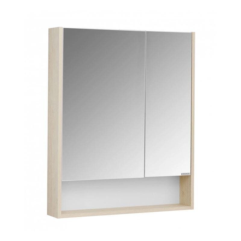 Изображение товара Зеркальный шкаф Aquaton Сканди 70 см, 1A252202SDB20, подвесной, белый/дуб верона