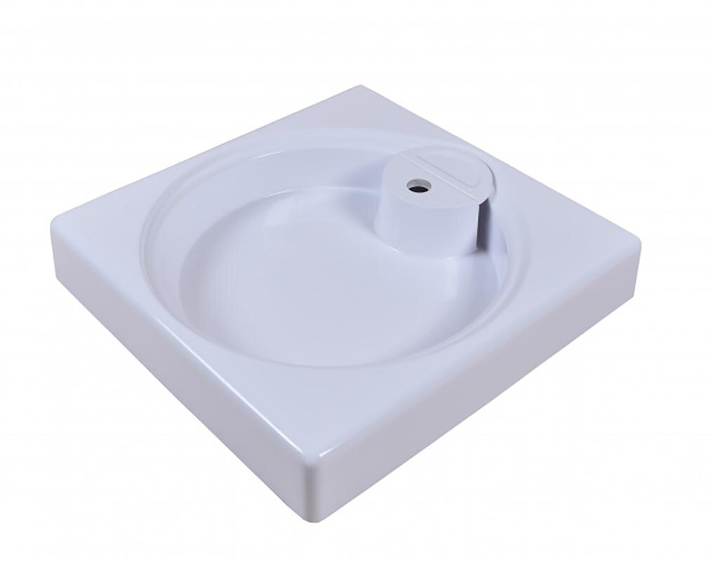 Изображение товара Раковина Stella Polar Аллюр SP-00000512 60x60 см угловая из искусственного камня