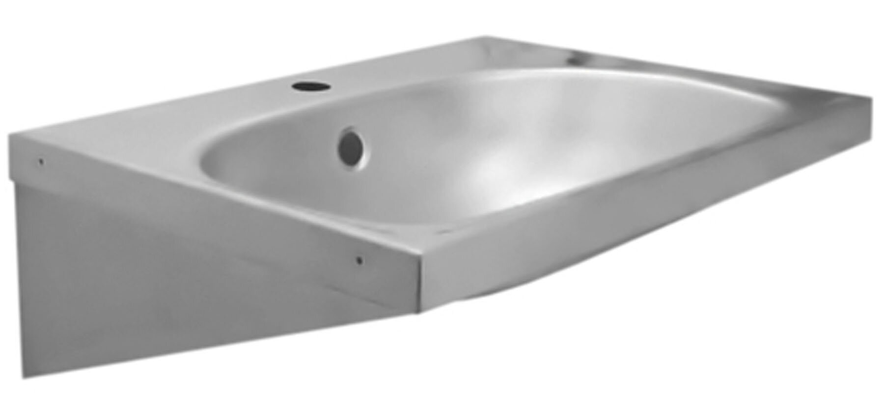 Изображение товара Раковина антивандальная из нержавеющей стали с двумя отверстиями 13033.S Испания