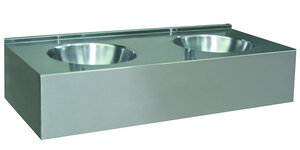 Изображение товара Раковина коллективная угловая из нержавеющей стали 1200 мм Испания