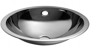 Изображение товара Раковина Nofer 13028.RB глянцевая с переливом