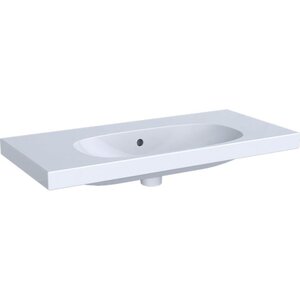 Изображение товара Раковина Geberit Acanto 500.634.01.2, 90 см, фарфор, белая Изображение товара Раковина Geberit Acanto 500.634.01.2, 90 см, фарфор, белая
