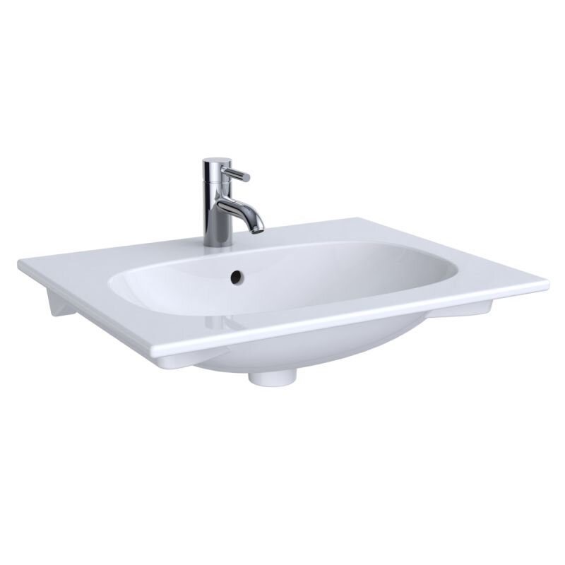 Изображение товара Раковина Geberit Acanto 500.640.01.2 Шамотная глина белая 60 см Изображение товара Раковина Geberit Acanto 500.640.01.2 Шамотная глина белая 60 см