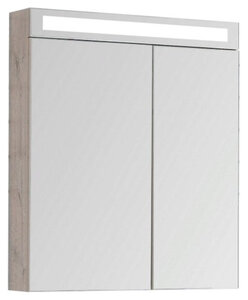 Изображение товара Зеркальный шкаф Dreja Max 77.9008D, LED-подсветка, 70x80 см, дуб кантри