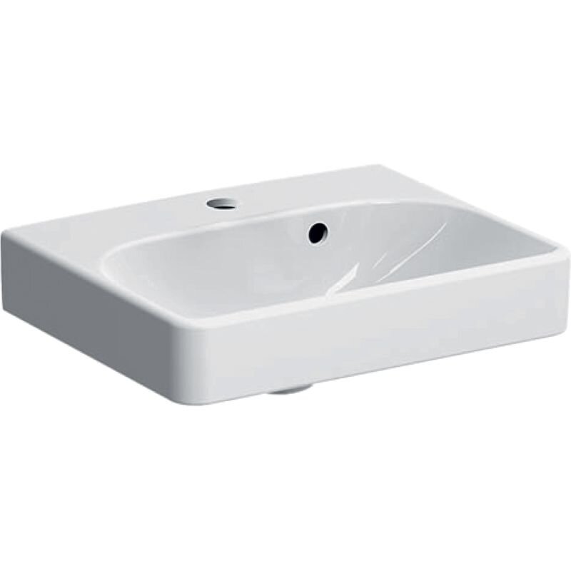 Изображение товара Geberit Smyle Square 500. 222. 01. 1 - раковина, 45 см, фарфор, белая