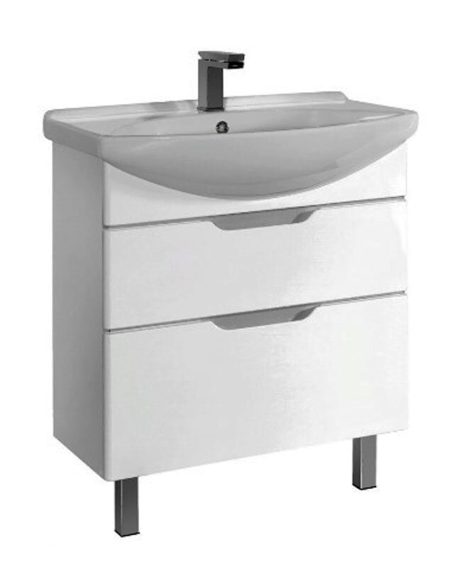 Изображение товара Tумба Dreja Laguna Plus 85 под раковину 99.0107 белый лак 82x32x67 см