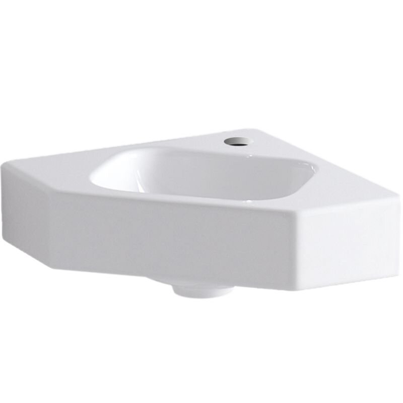 Изображение товара Раковина Geberit iCon 124729000, 46 см, фарфор, белая Изображение товара Раковина Geberit iCon 124729000, 46 см, фарфор, белая