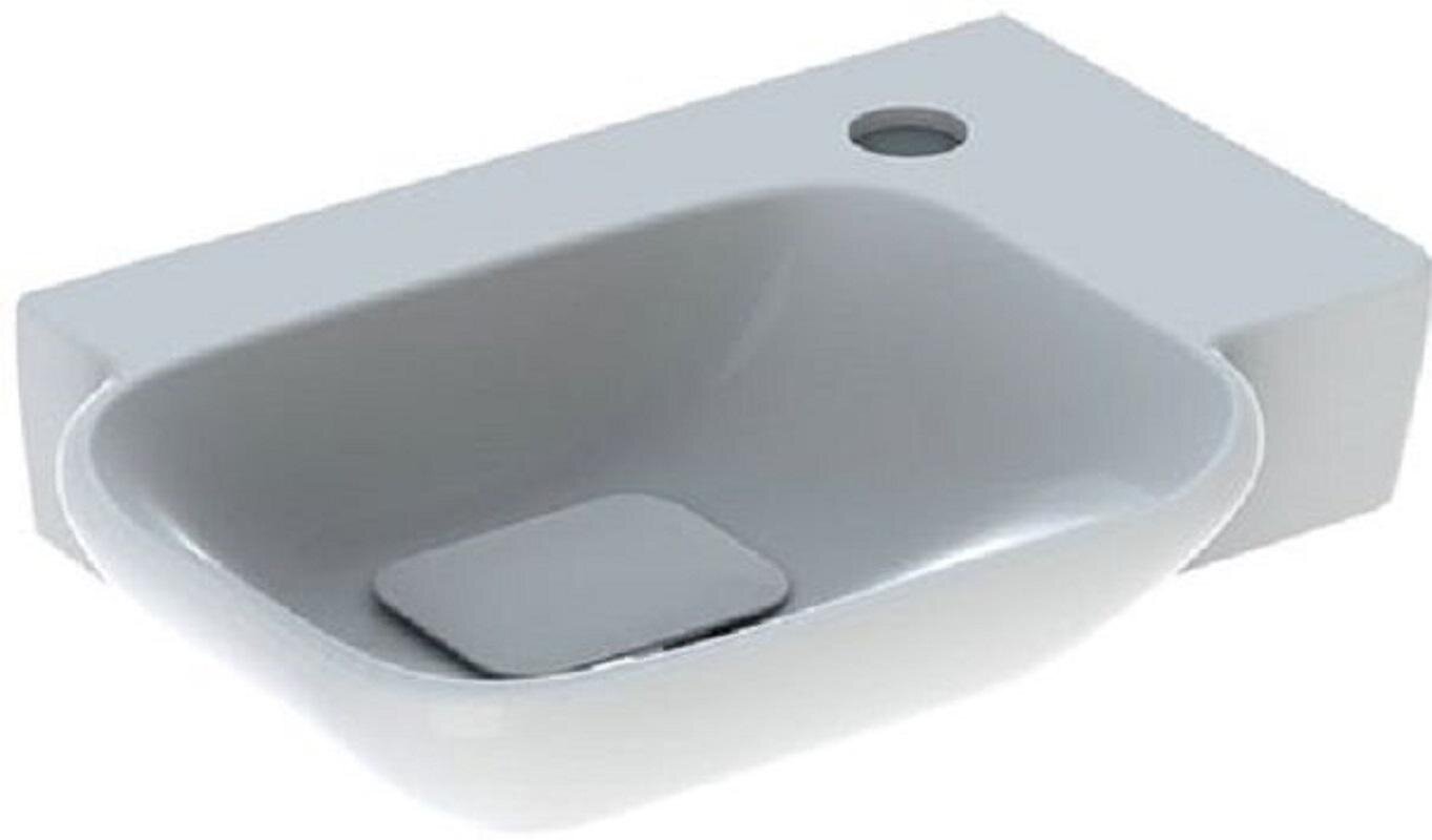 Изображение товара Раковина Geberit myDay 125540600/125440600, 40 см, L/R, фарфор, белая