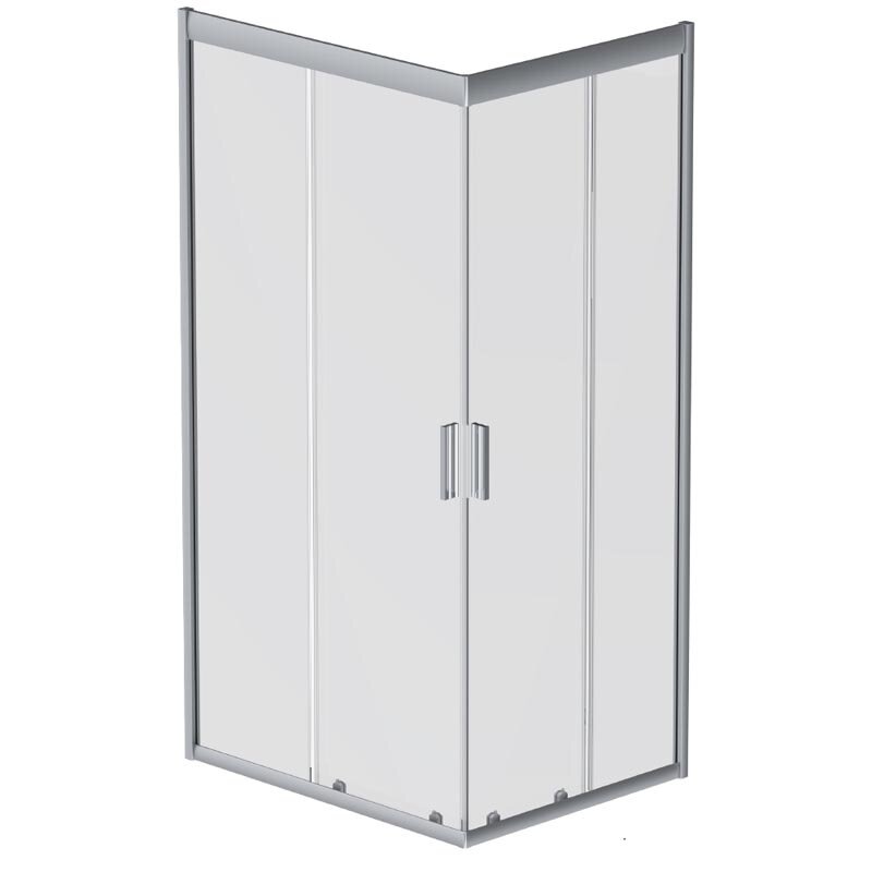 Изображение товара Душевой уголок Am.Pm Gem W90G-404-100280-MT 100х80 см матовый хром стекло прозрачное