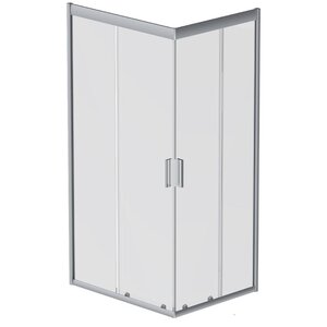 Изображение товара Душевой уголок Am.Pm Gem W90G-404-100280-MT, 100 х 80 см, профиль матовый хром, стекло прозрачное