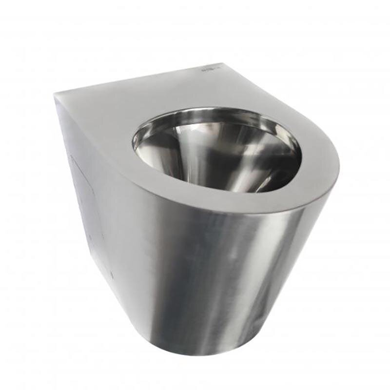 Изображение товара Унитаз приставной Nofer 13012 из нержавейки, без бачка, Испания