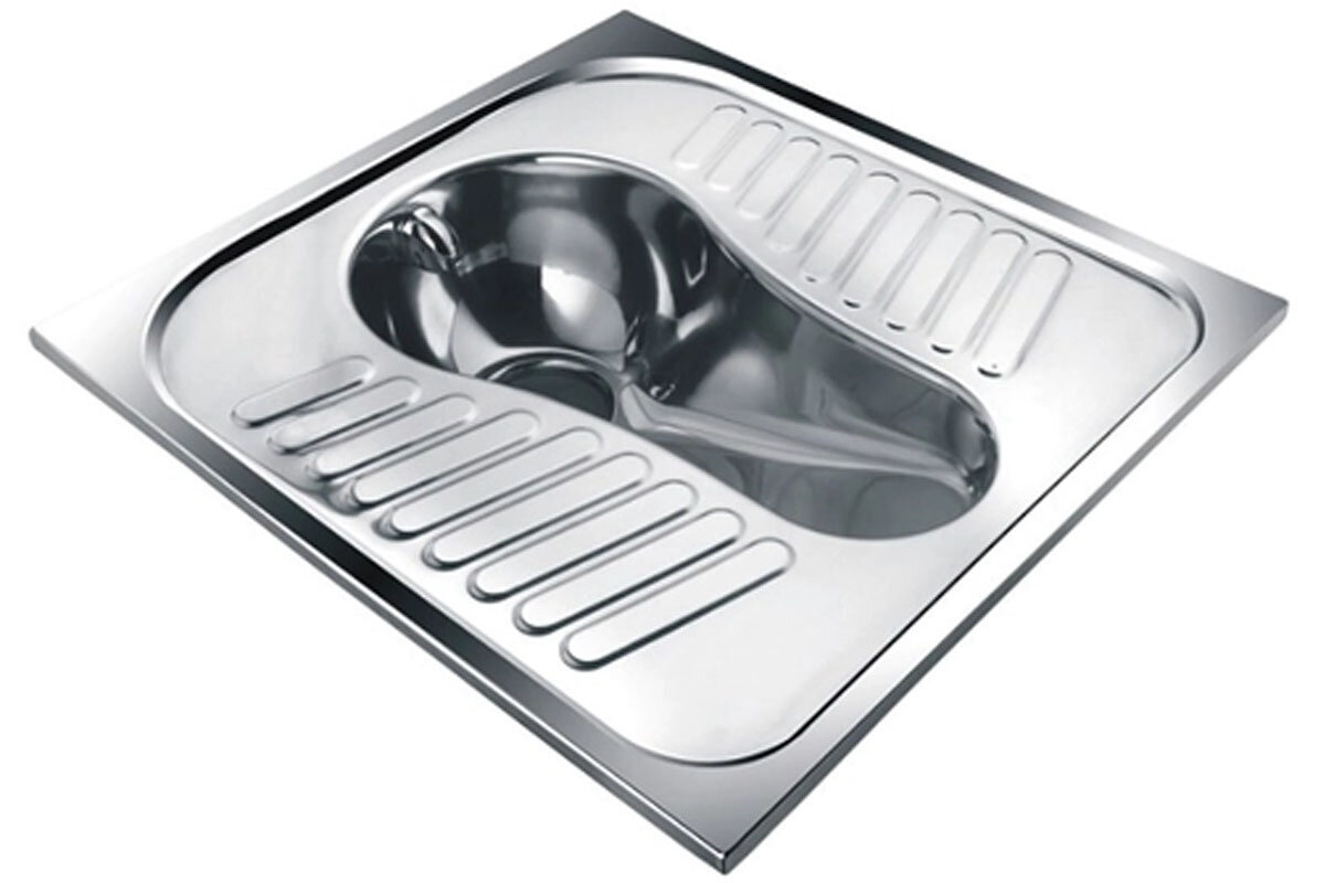 Изображение товара Генуя Nofer 13021. B - чашa из нержавеющей стали с форсункой смыва