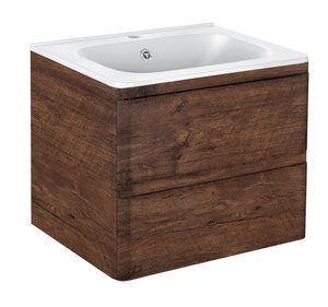 Изображение товара Тумба под раковину Vincea Vico VMC-2V600RW 60 см, подвесная, коричневый