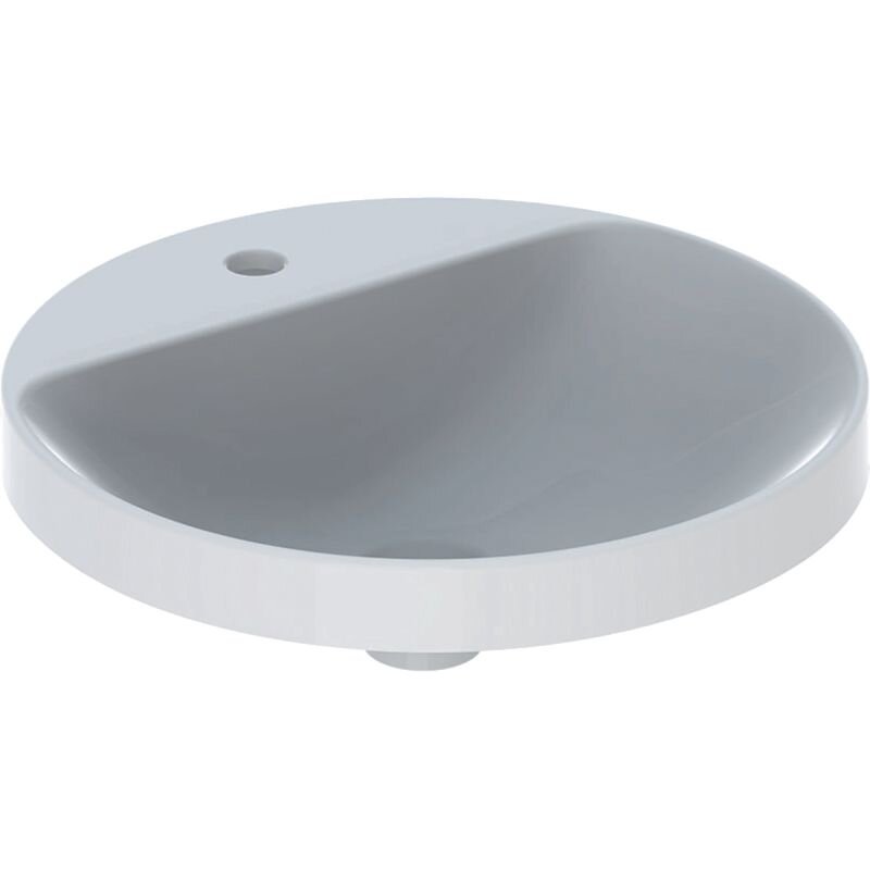 Изображение товара Раковина Geberit Variform 500.706.01.2, 48 см, фарфор, белая Изображение товара Раковина Geberit Variform 500.706.01.2, 48 см, фарфор, белая