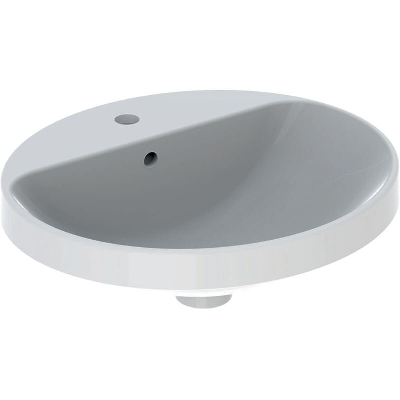 Изображение товара Раковина Geberit Variform 500.712.01.2, 50 см, фарфор, белая Изображение товара Раковина Geberit Variform 500.712.01.2, 50 см, фарфор, белая