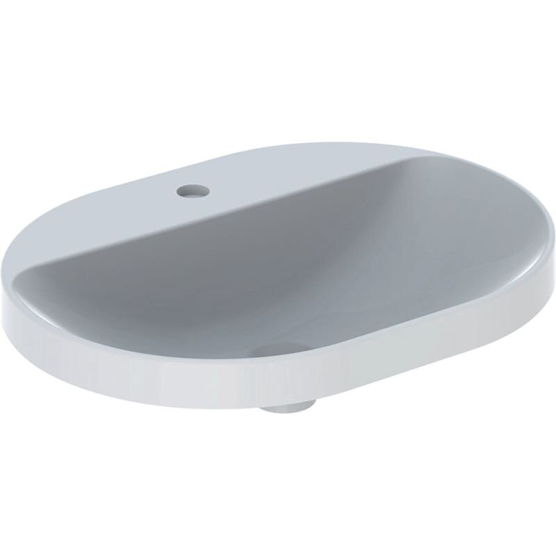 Изображение товара Раковина Geberit Variform 500.734.01.2, 60 см, фарфор, белая Изображение товара Раковина Geberit Variform 500.734.01.2, 60 см, фарфор, белая