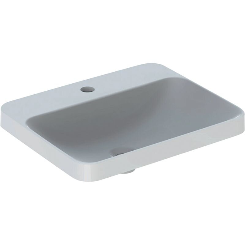 Изображение товара Раковина Geberit Variform 500.742.01.2, 55 см, фарфор, белая Изображение товара Раковина Geberit Variform 500.742.01.2, 55 см, фарфор, белая